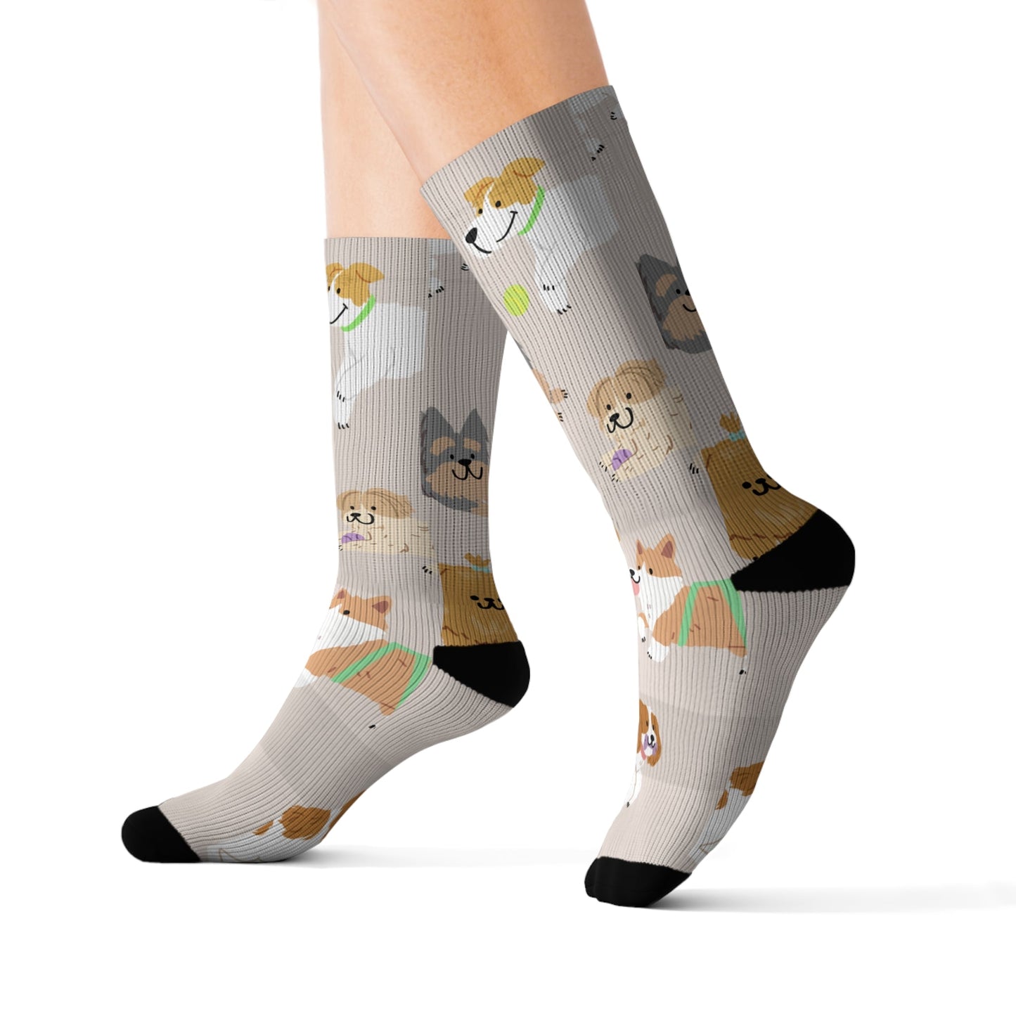 Animal patterned Socks - Sublimation - JennyCool