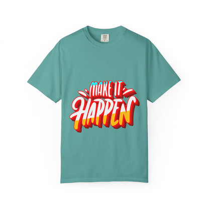 Believe in Yourself Unisex Garment - Dyed T-Shirt - Motivational Apparel for Everyday Wear - JennyCool