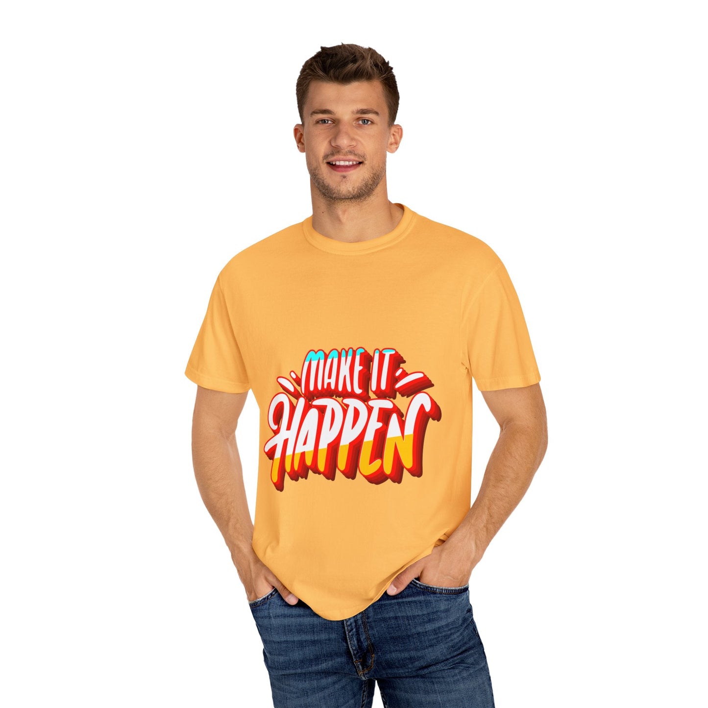 Believe in Yourself Unisex Garment - Dyed T-Shirt - Motivational Apparel for Everyday Wear - JennyCool