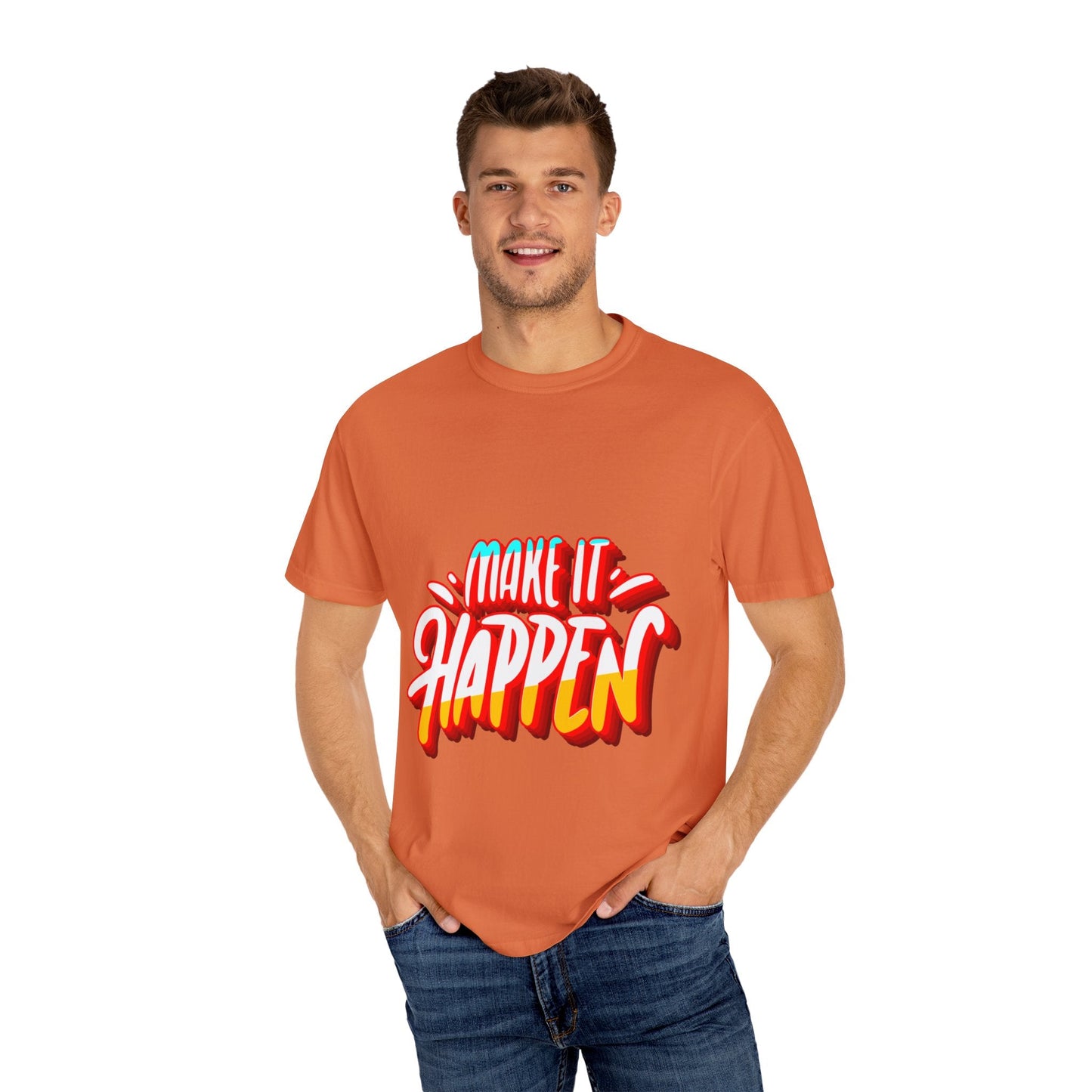 Believe in Yourself Unisex Garment - Dyed T-Shirt - Motivational Apparel for Everyday Wear - JennyCool