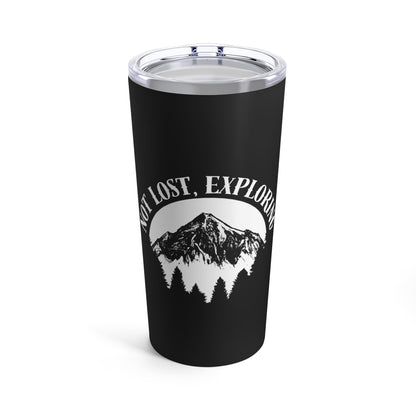 Black Camping Tumbler 20oz - JennyCool