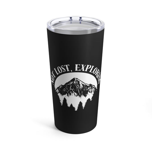 Black Camping Tumbler 20oz - JennyCool