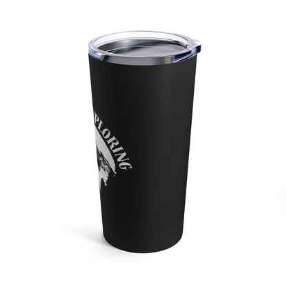 Black Camping Tumbler 20oz - JennyCool