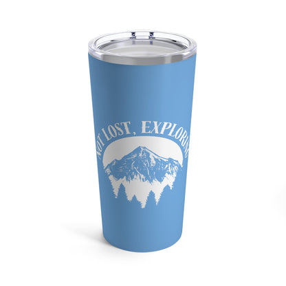 Blue Camping Tumbler 20oz - JennyCool