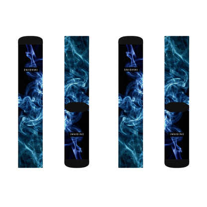 Blue Dark Socks - Sublimation - JennyCool