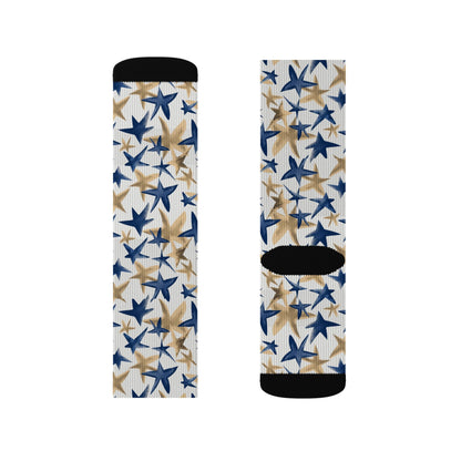 Blue Star Socks - Sublimation - JennyCool
