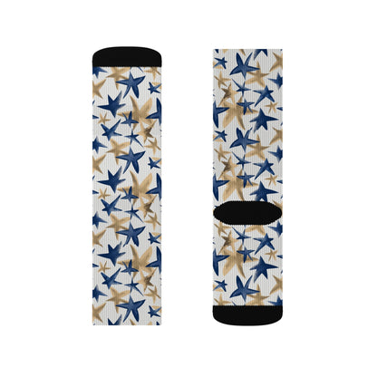 Blue Star Socks - Sublimation - JennyCool