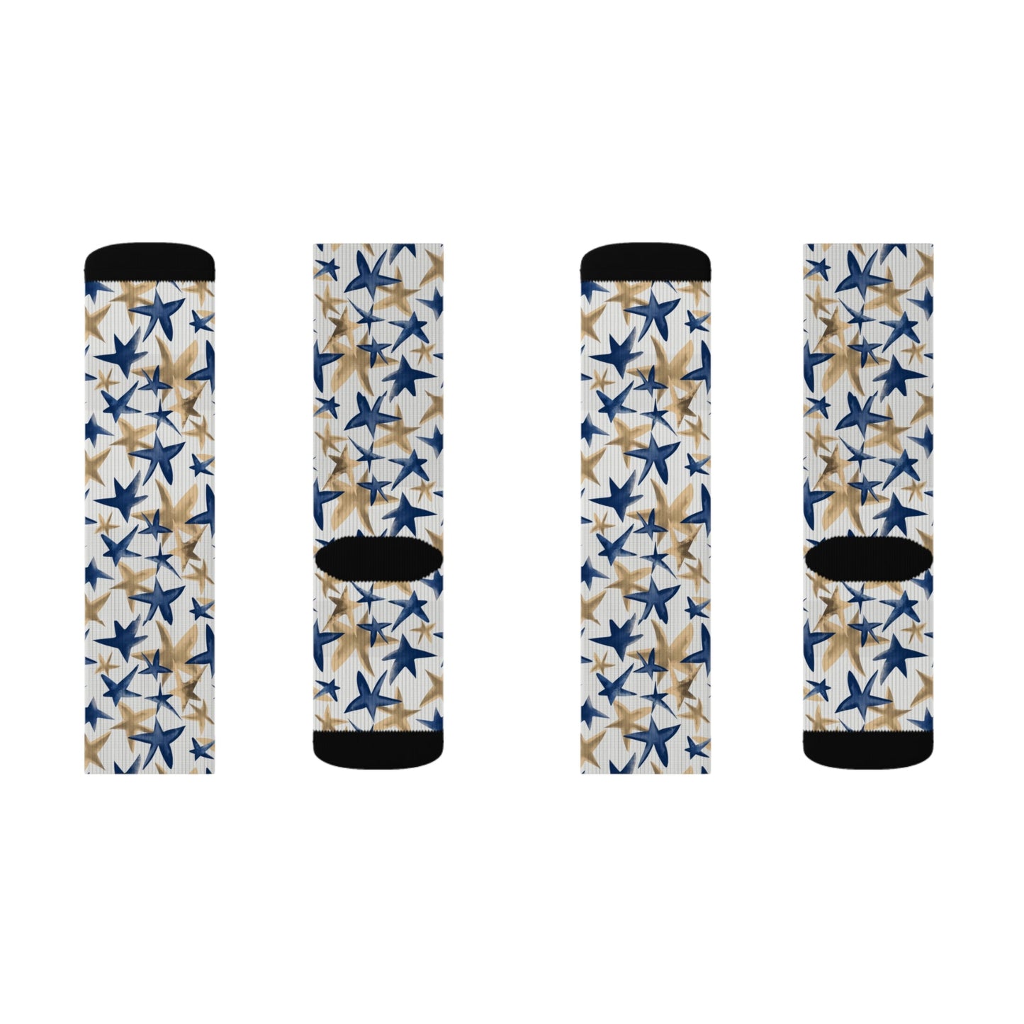Blue Star Socks - Sublimation - JennyCool