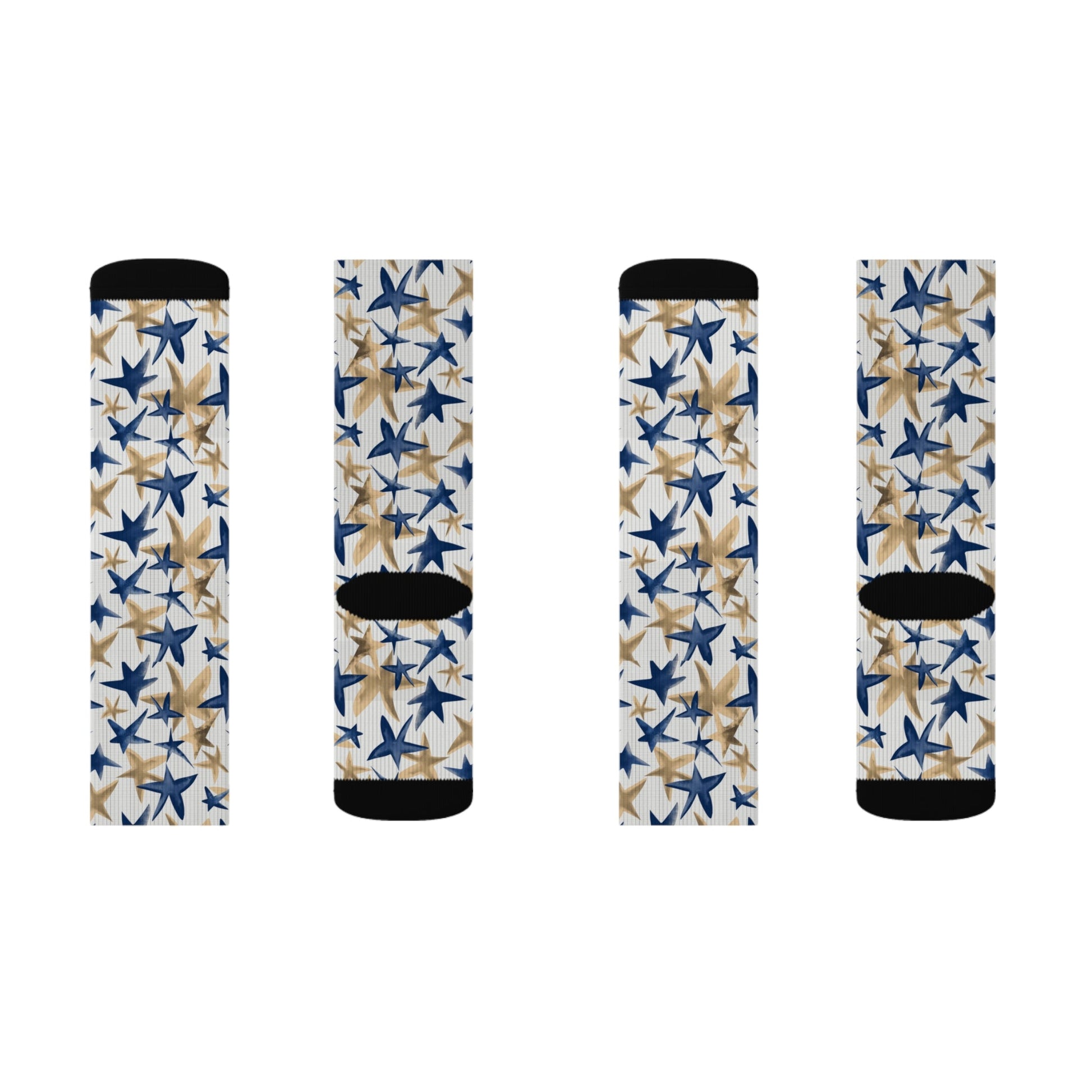 Blue Star Socks - Sublimation - JennyCool