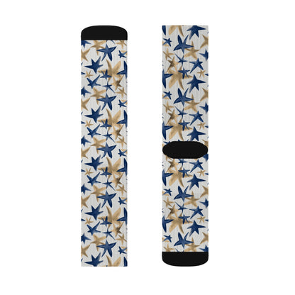 Blue Star Socks - Sublimation - JennyCool