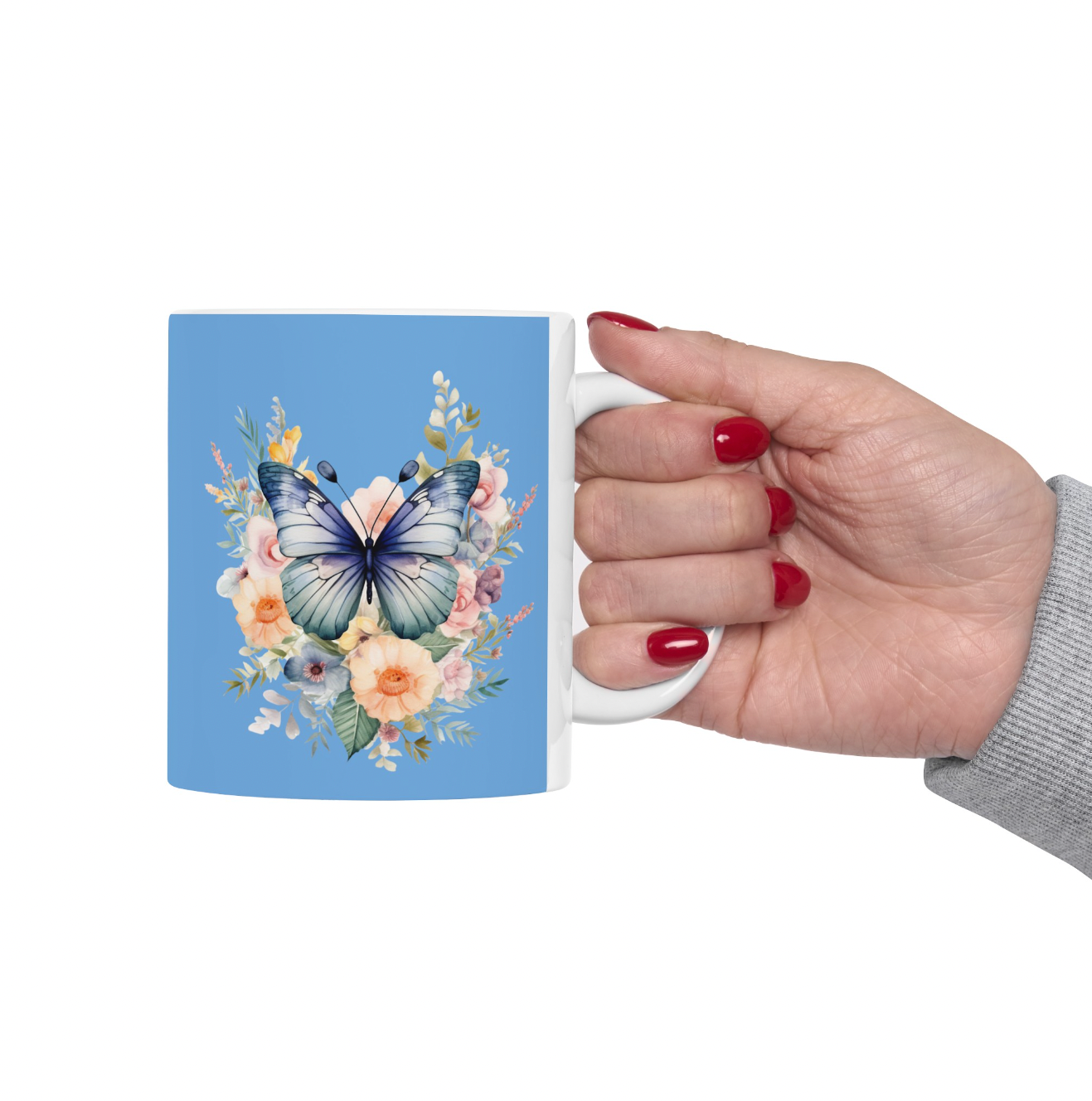 butterfly mug