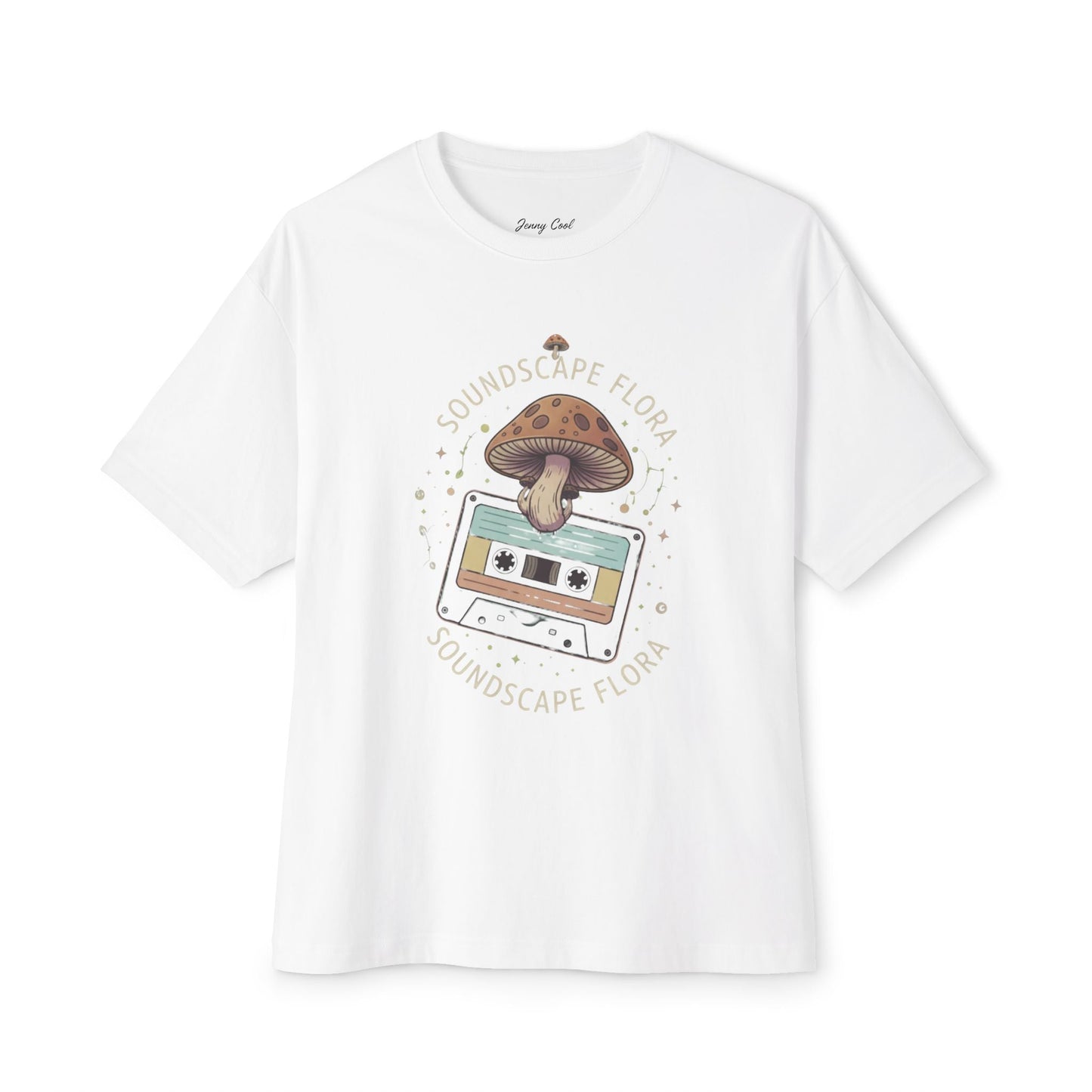 Boxy Tee — Minimal White Oversized T-Shirt - JennyCool