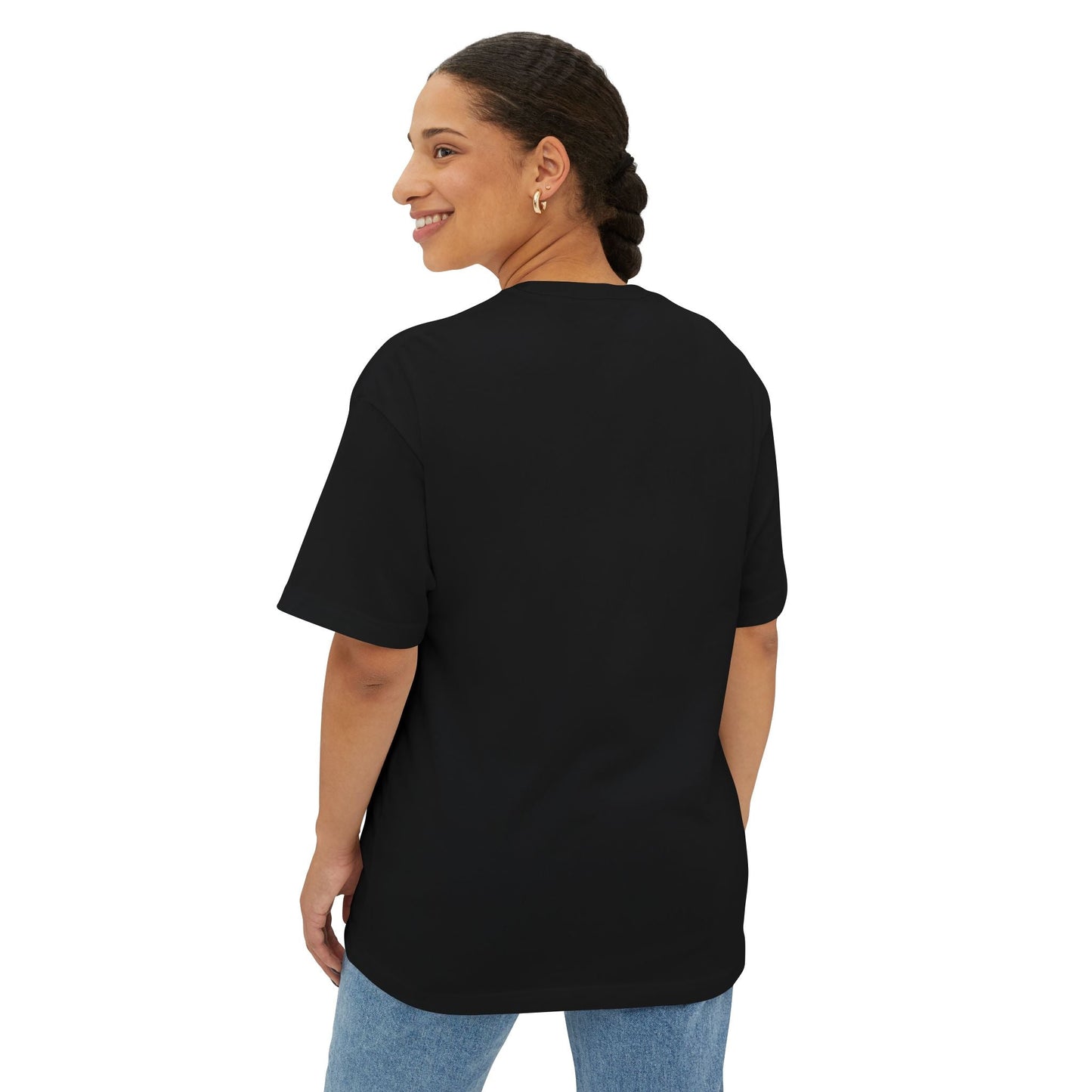 Boxy Tee — Minimal White Oversized T-Shirt - JennyCool