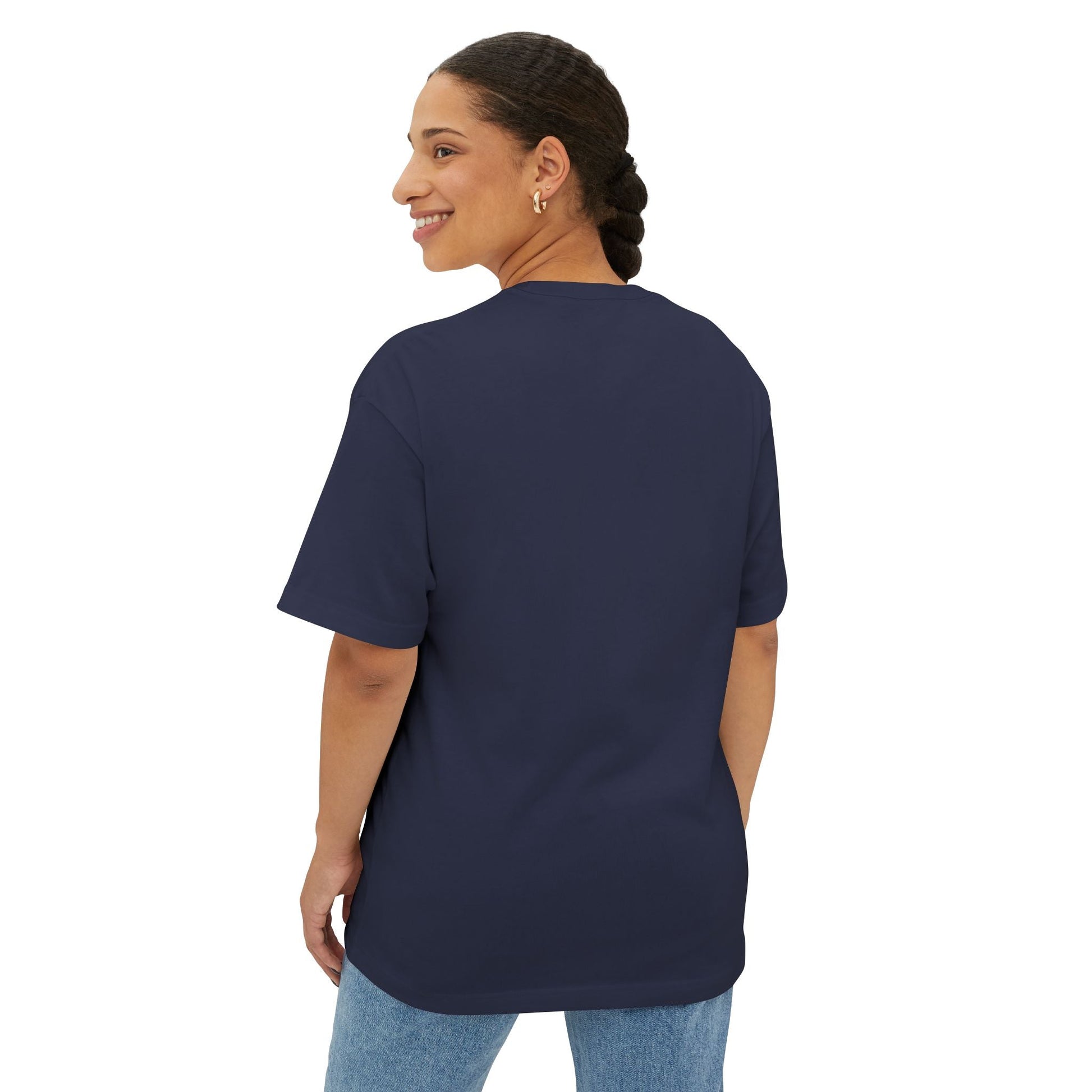 Boxy Tee — Minimal White Oversized T-Shirt - JennyCool
