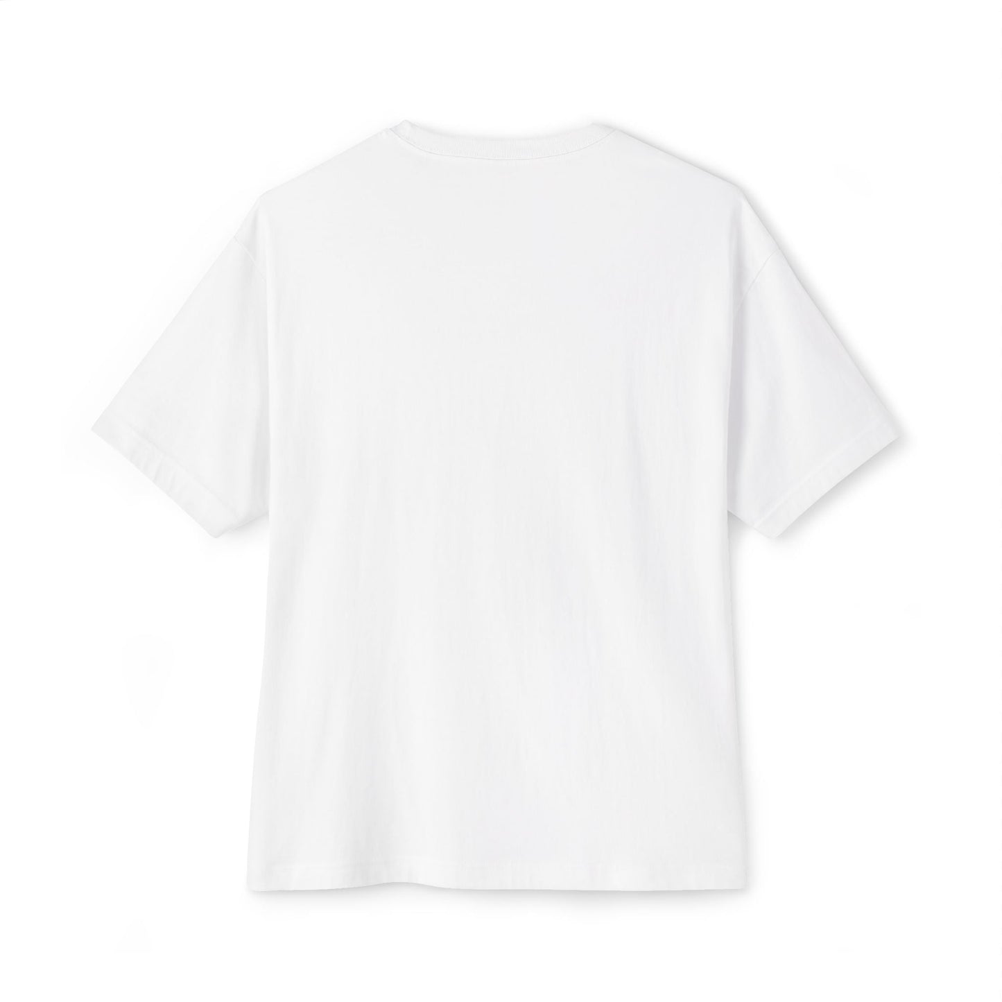 Boxy Tee — Minimal White Oversized T-Shirt - JennyCool
