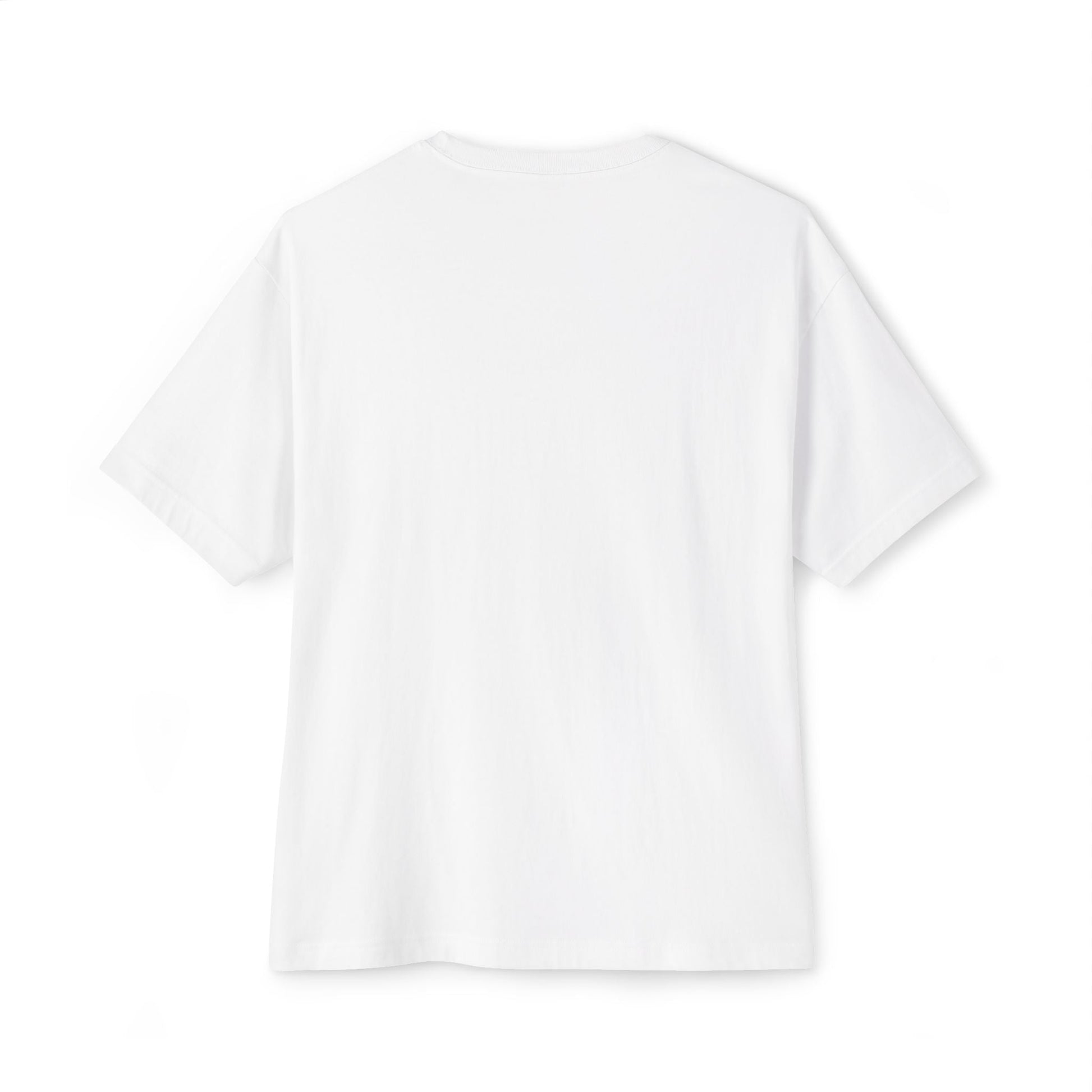 Boxy Tee — Minimal White Oversized T-Shirt - JennyCool