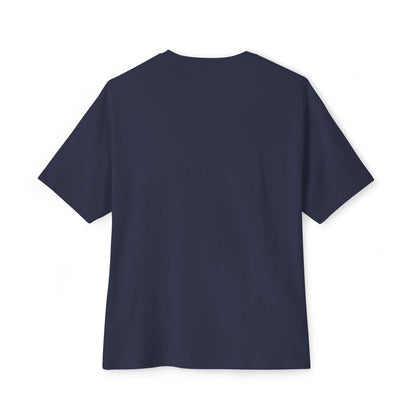 Boxy Tee — Minimal White Oversized T-Shirt - JennyCool