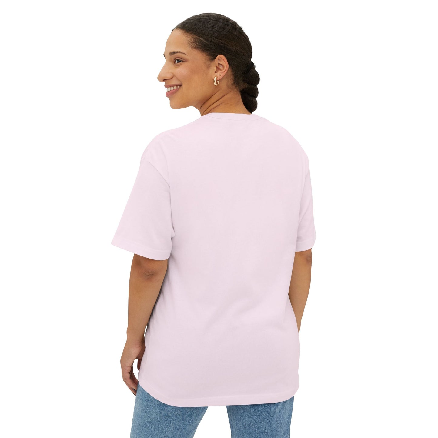 Boxy Tee — Minimal White Oversized T-Shirt - JennyCool
