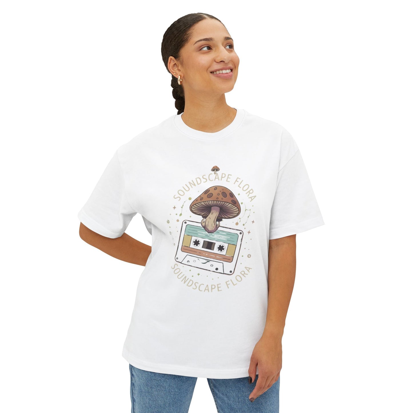 Boxy Tee — Minimal White Oversized T-Shirt - JennyCool