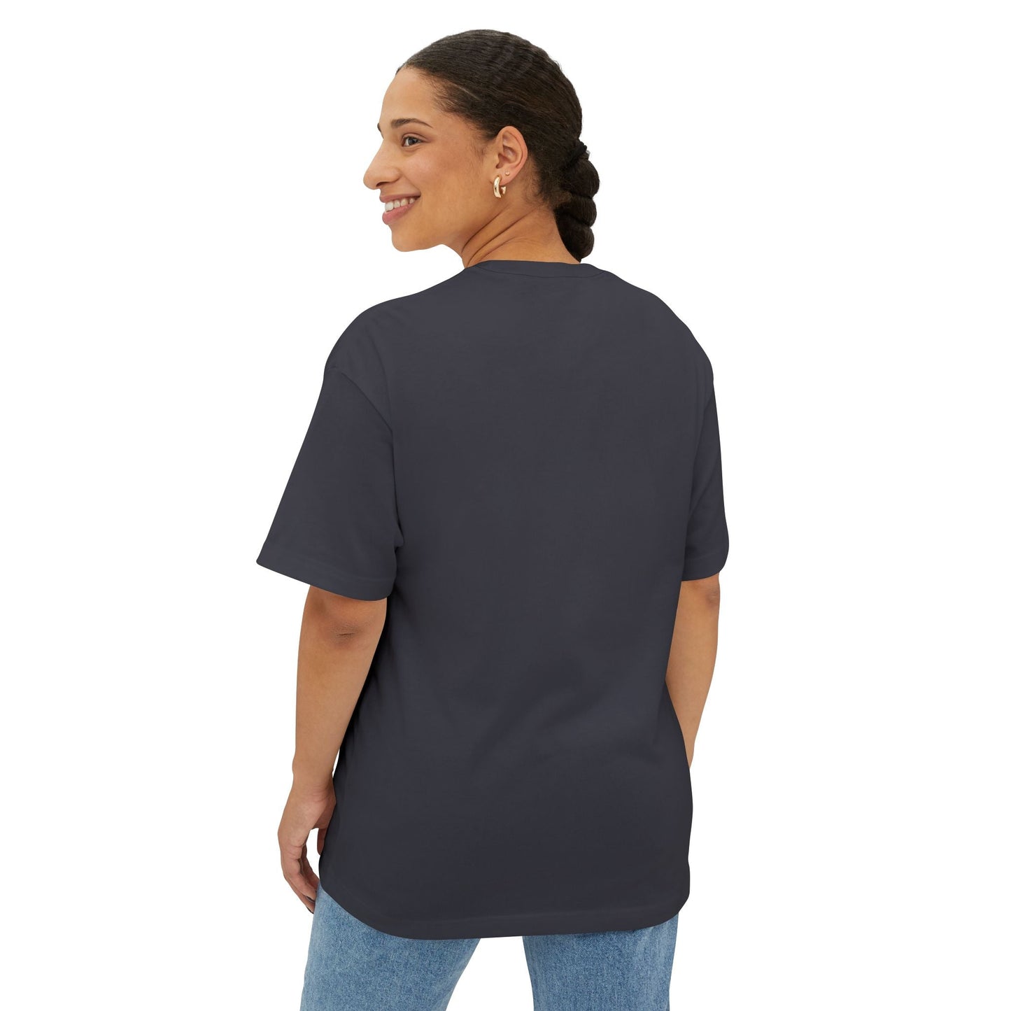 Boxy Tee — Minimal White Oversized T-Shirt - JennyCool