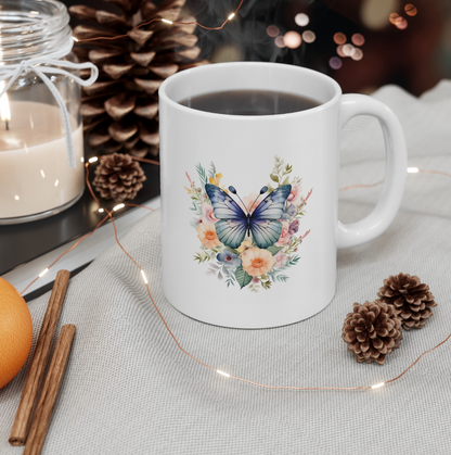 Ceramic Mug Butterfly, (11oz, 15oz)