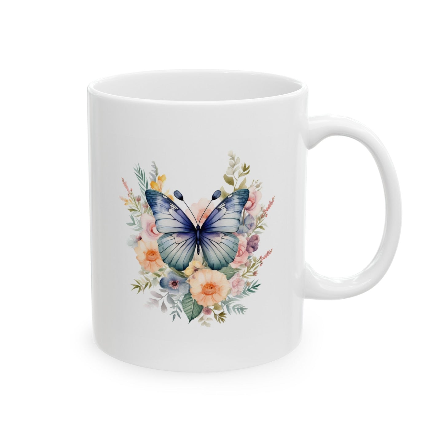 Ceramic Mug Butterfly, (11oz, 15oz) - JennyCool