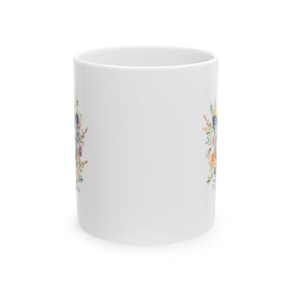 Ceramic Mug Butterfly, (11oz, 15oz) - JennyCool