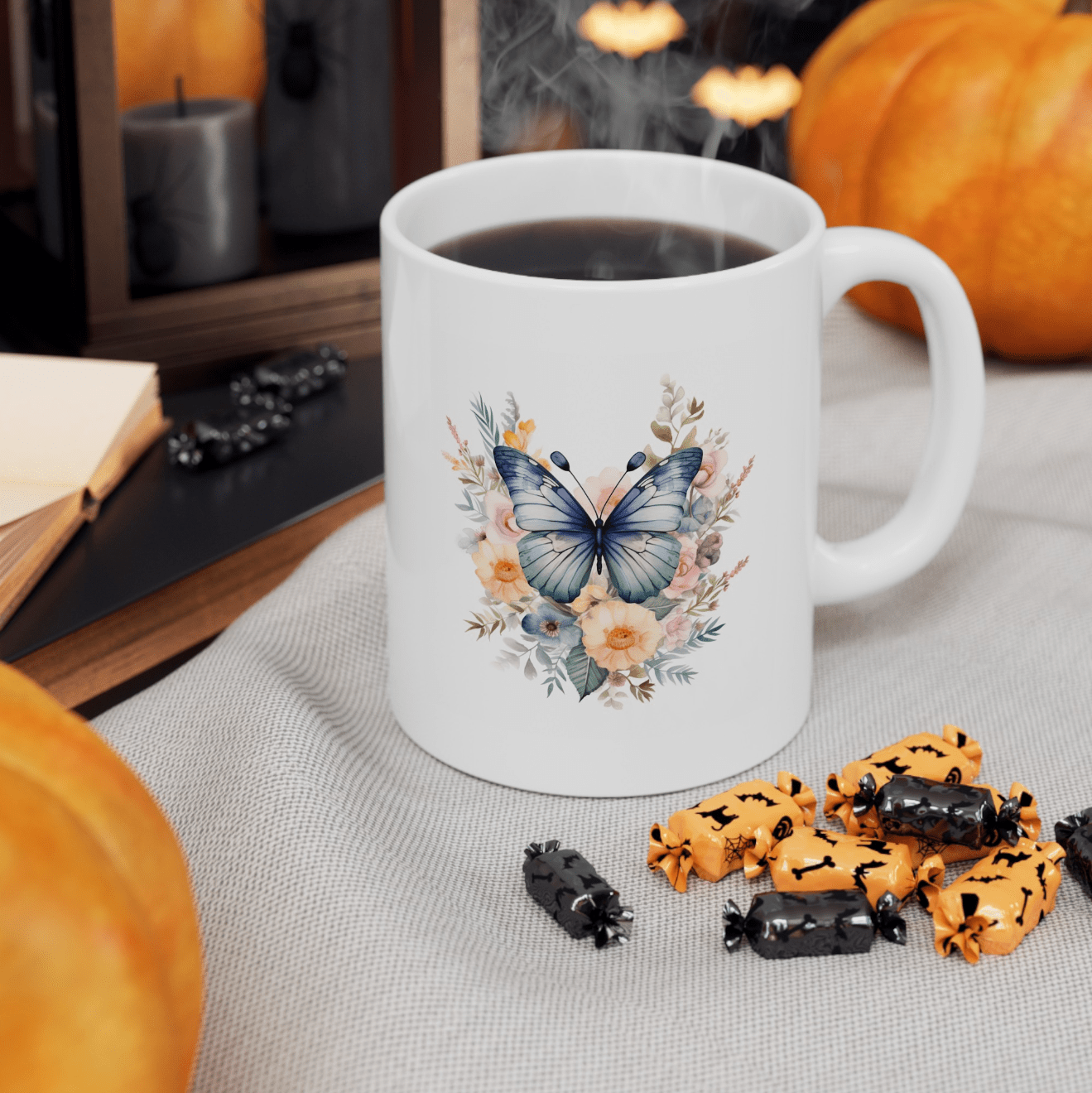 Ceramic Mug Butterfly, (11oz, 15oz) - JennyCool