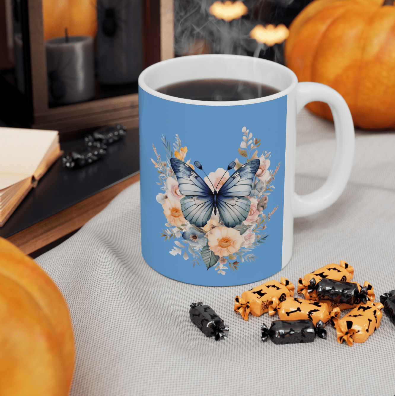 Ceramic Mug Butterfly, (11oz, 15oz) - JennyCool