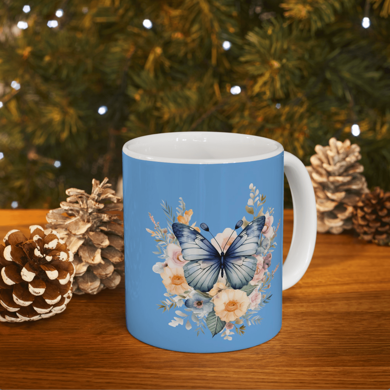 Ceramic Mug Butterfly, (11oz, 15oz) - JennyCool