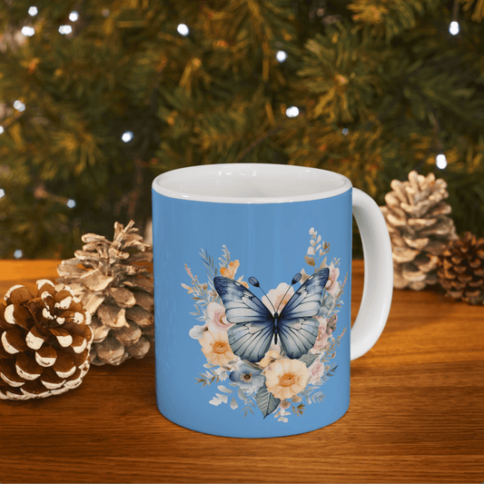 Ceramic Mug Butterfly, (11oz, 15oz) - JennyCool