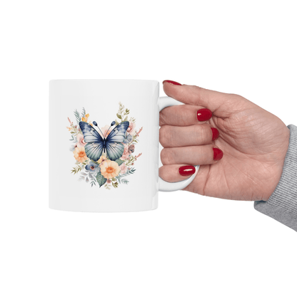 Ceramic Mug Butterfly, (11oz, 15oz) - JennyCool