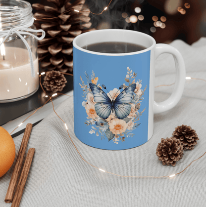 Ceramic Mug Butterfly, (11oz, 15oz) - JennyCool
