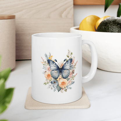 Ceramic Mug Butterfly, (11oz, 15oz) - JennyCool