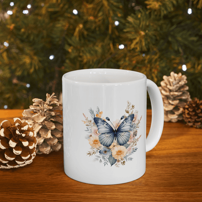 Ceramic Mug Butterfly, (11oz, 15oz) - JennyCool