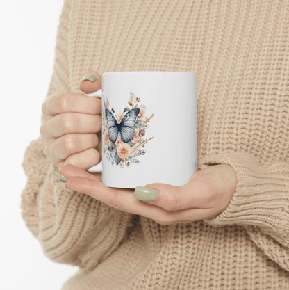 Ceramic Mug Butterfly, (11oz, 15oz) - JennyCool