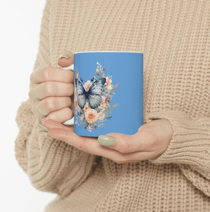 Ceramic Mug Butterfly, (11oz, 15oz) - JennyCool