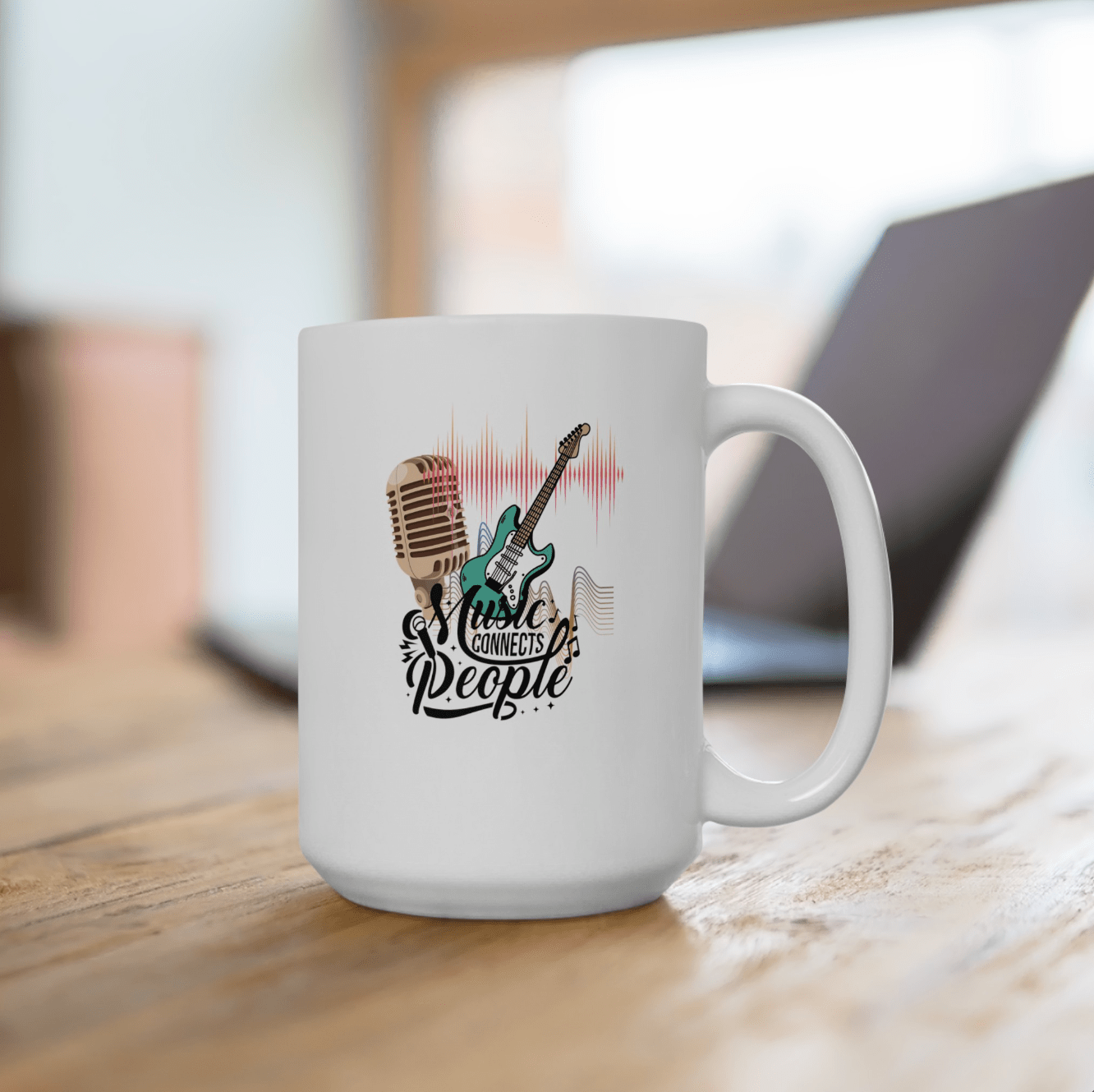 Ceramic Mug for Music Lovers, (11oz, 15oz) - JennyCool
