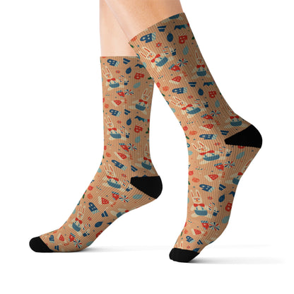 Christmas gift Socks - Sublimation - JennyCool