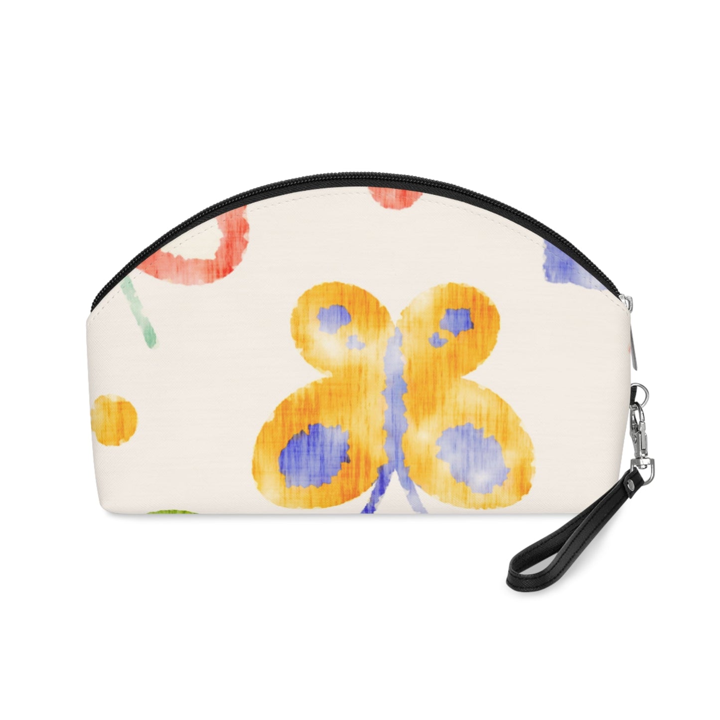 Colorful Butterfly Makeup Bag – Watercolor Butterfly Cosmetic Pouch - JennyCool