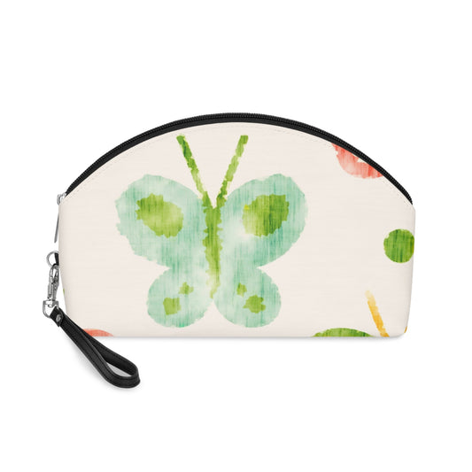 Colorful Butterfly Makeup Bag – Watercolor Butterfly Cosmetic Pouch - JennyCool