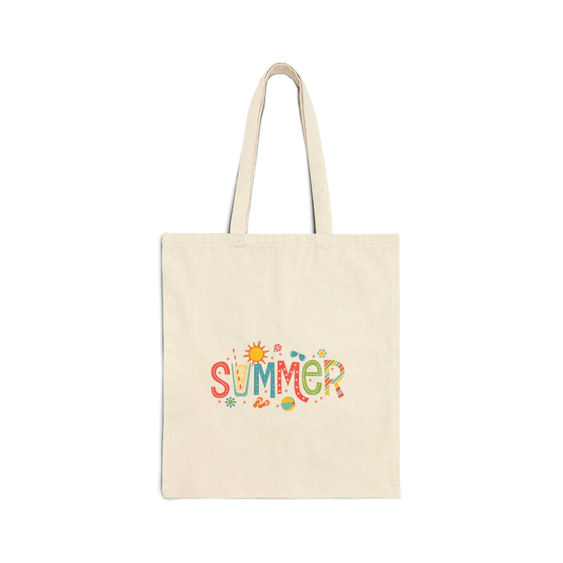 Cotton Canvas Tote Bag Summer - JennyCool