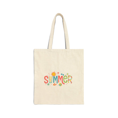 Cotton Canvas Tote Bag Summer - JennyCool