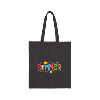 Cotton Canvas Tote Bag Summer - JennyCool