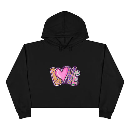 Crop Hoodie Love - Show your Love with Hoodies - JennyCool