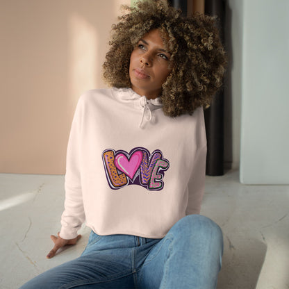 Crop Hoodie Love - Show your Love with Hoodies - JennyCool