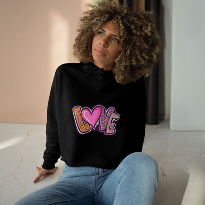 Crop Hoodie Love - Show your Love with Hoodies - JennyCool