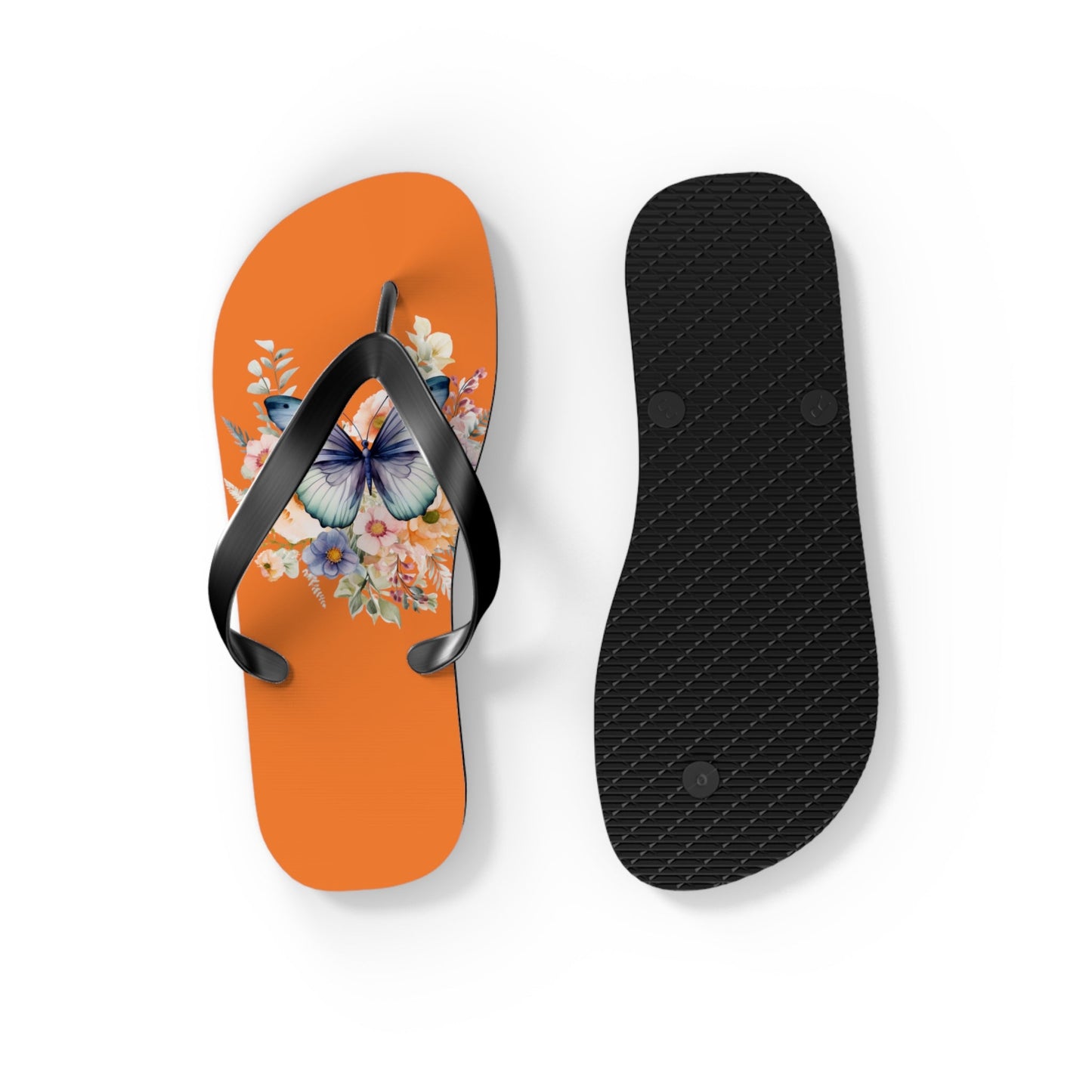 Crusta Flip Flops with Butterfly Design - JennyCool
