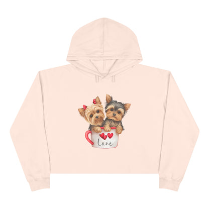 Cute Dog Crop Hoodie Sweatshirt - JennyCool