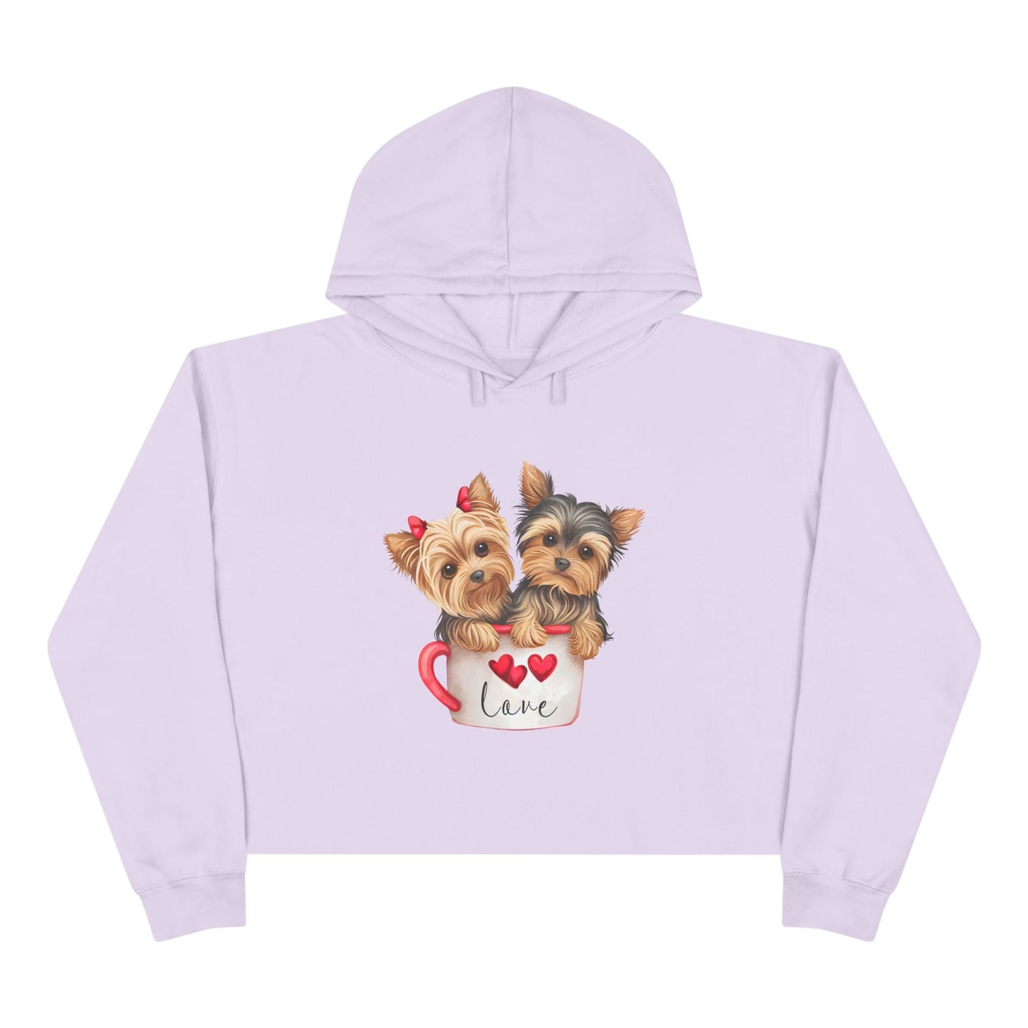 Cute Dog Crop Hoodie Sweatshirt - JennyCool